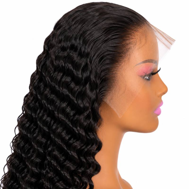 Deep Wave 13x6 HD Lace Front Invisible Hairline Wig - hover