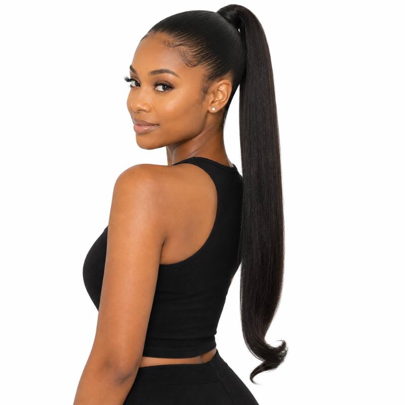 Natural Black Ponytail