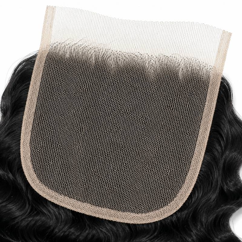 Burmese Curly 4x4 Swiss Lace Closure - hover
