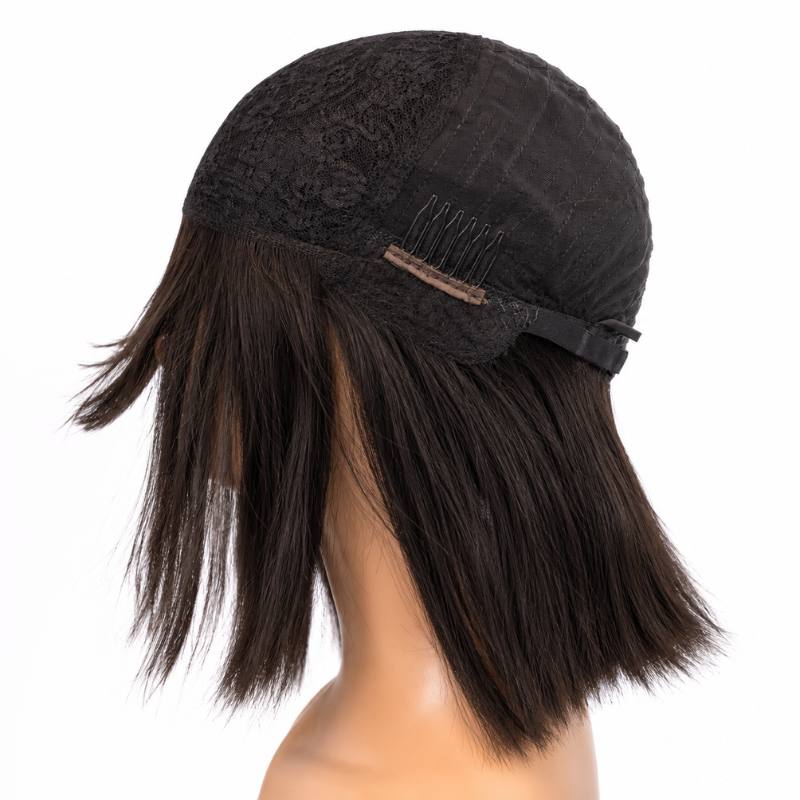 Straight Bang Bob Wig - hover