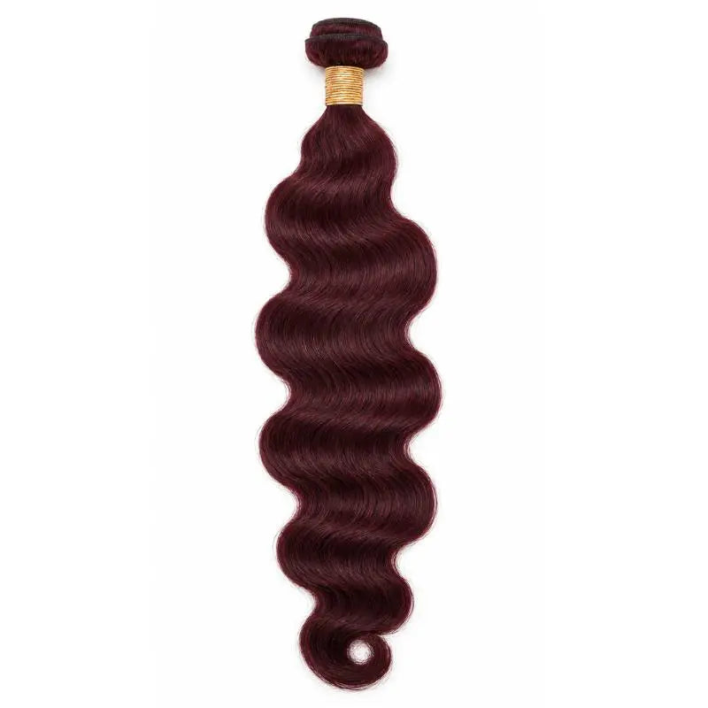Burgundy Body Wave Human Hair Bundles - hover