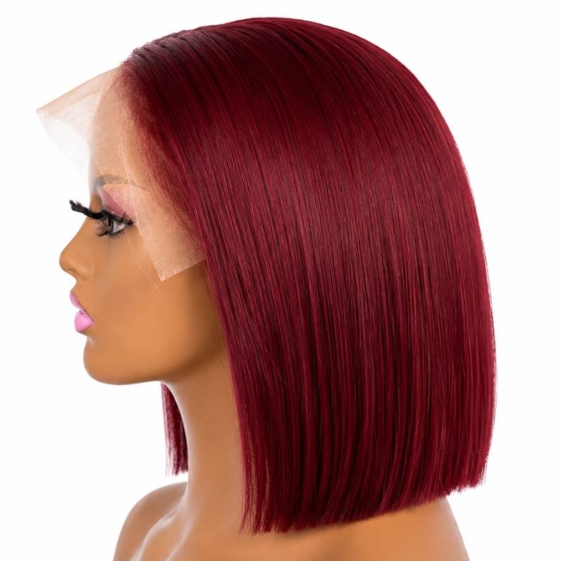 Cherry 13x4 Transparent Lace Front Bob Wig - hover