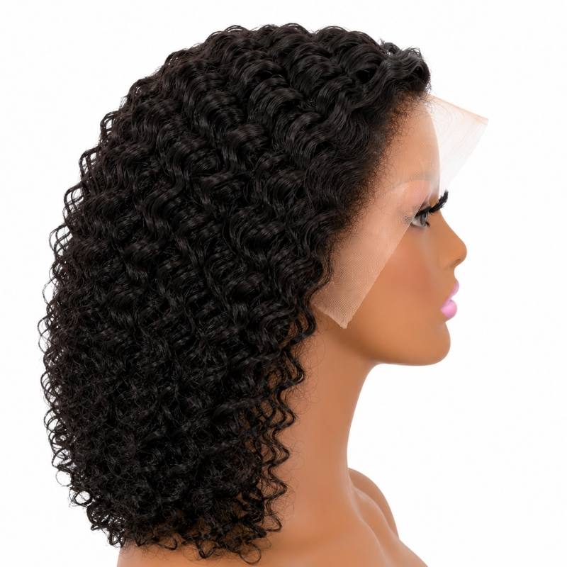 Coffee 13x4 Transparent Lace Front Bob Wig - hover