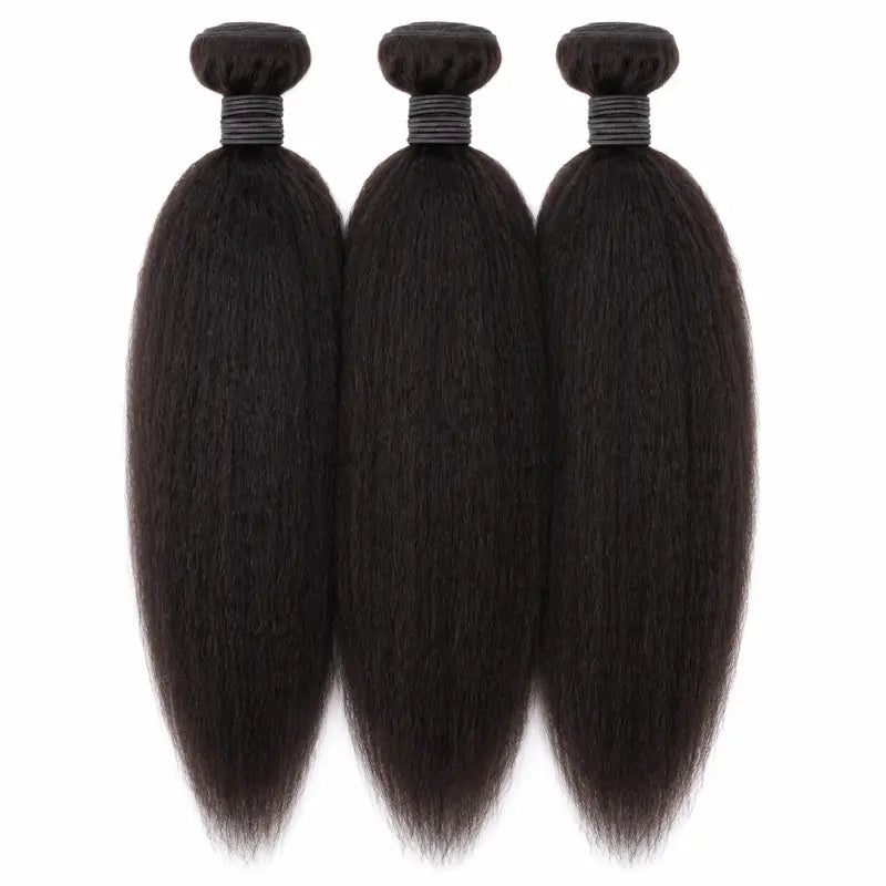 Kinky Straight Human Hair Bundle Deal - hover