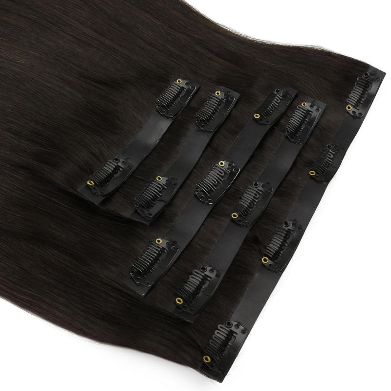 Off Black Invisible Clip-ins - hover