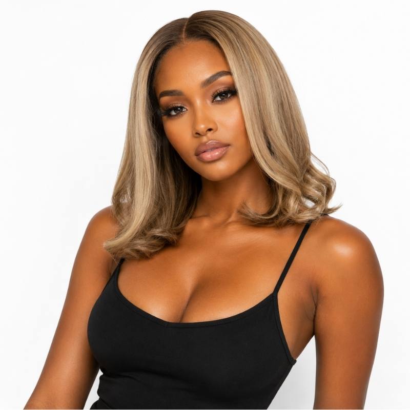 Raw Platinum Flip Glueless 5x5 HD Lace Closure Bob Wig - hover