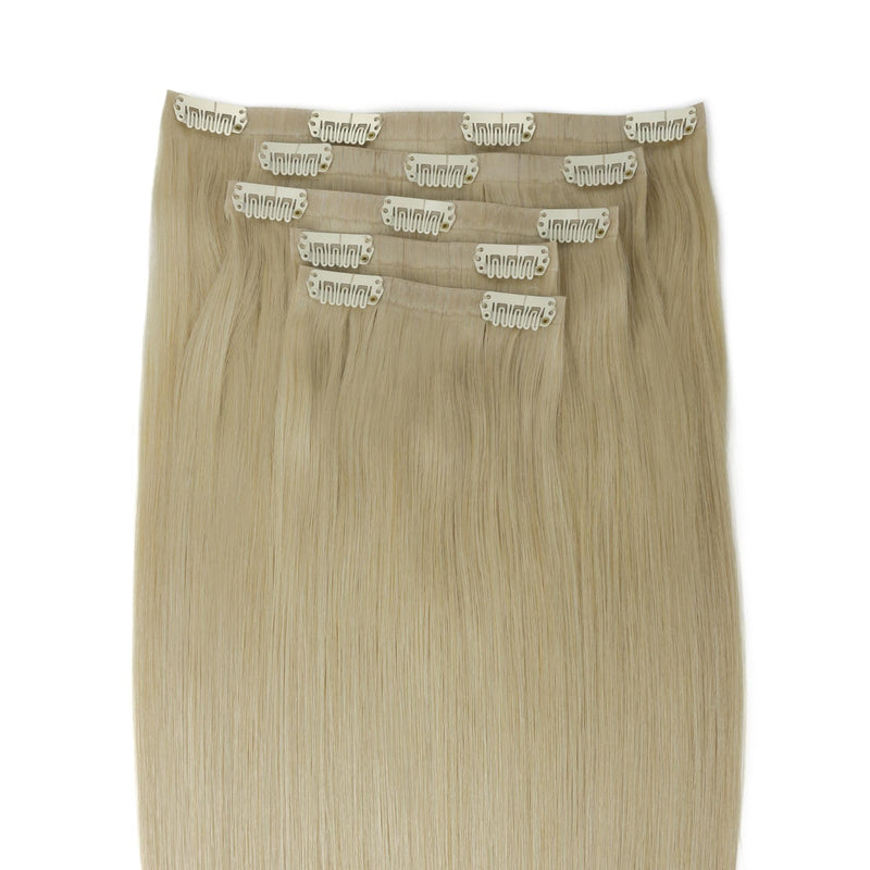 Warm Honey Blonde Invisible Clip-ins - hover