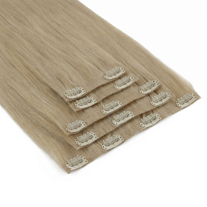 Warm Honey Blonde Seamless Clip-ins - hover