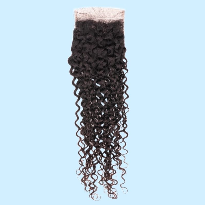 Kinky Curly 4x4 Transparent Lace Closure - hover