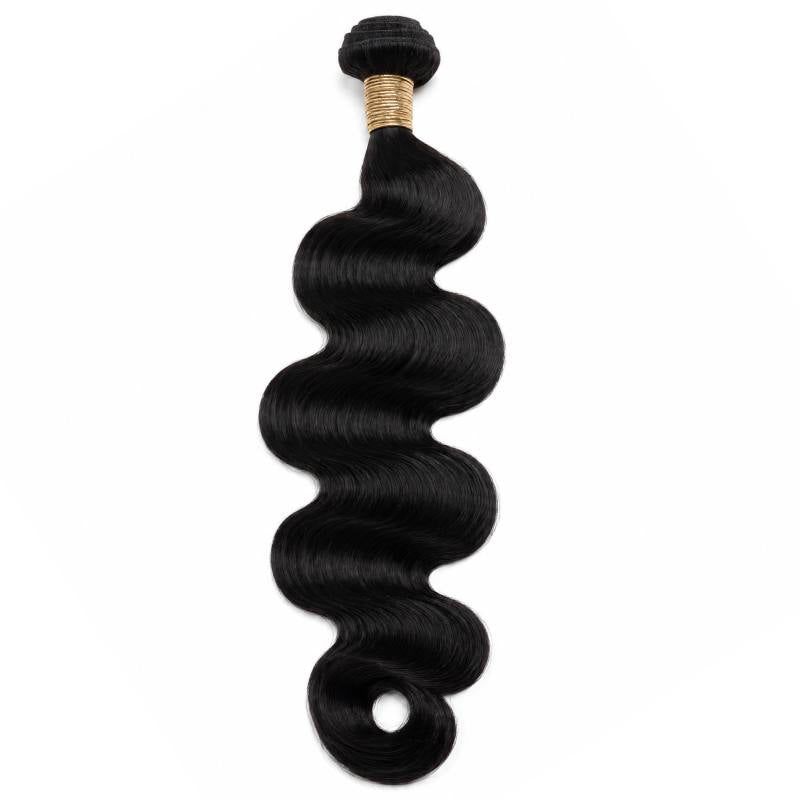 Jet Black Body Wave Human Hair Bundles - hover