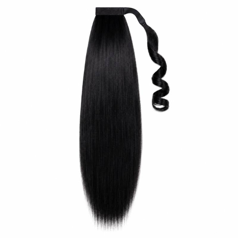 Jet Black Ponytail - hover