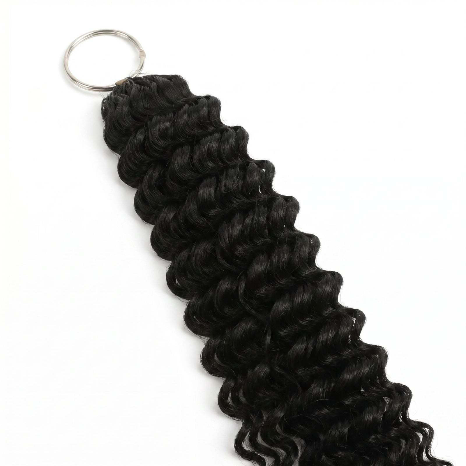 20" Deep Wave Feather Crochet