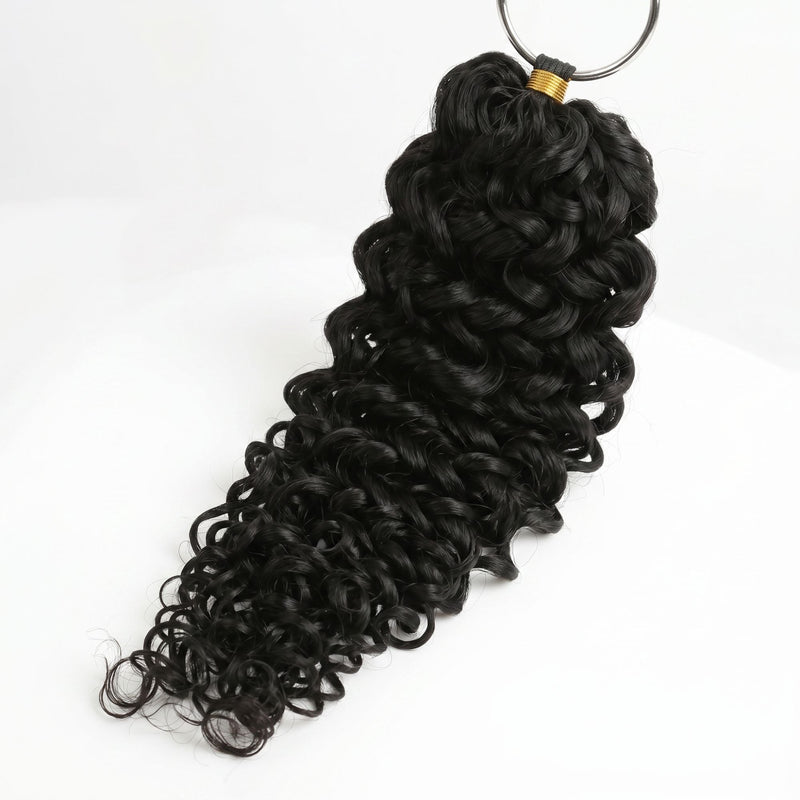 20" Ocean Wave Feather Crochet