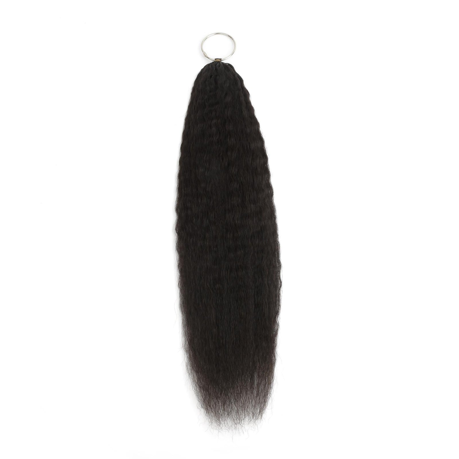 20" Kinky Straight Feather Crochet