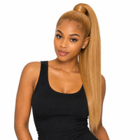 Honey Blonde Ponytail