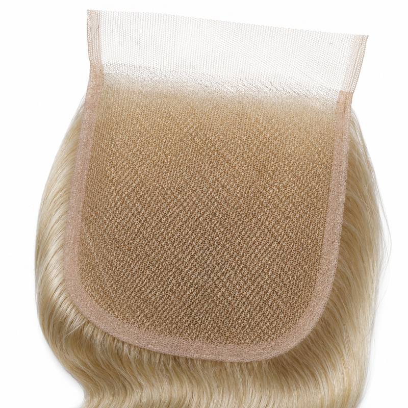 Blonde Body Wave 4x4 Transparent Lace Closure