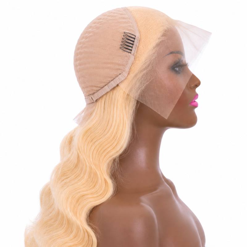 Blonde Body Wave 13x4 Transparent Lace Front Wig