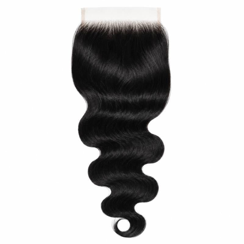 Jet Black Body Wave 6x6 HD Lace Closure - hover