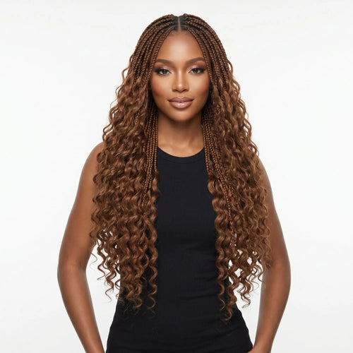 Auburn Deep Wave Bulk Human Hair Extensions