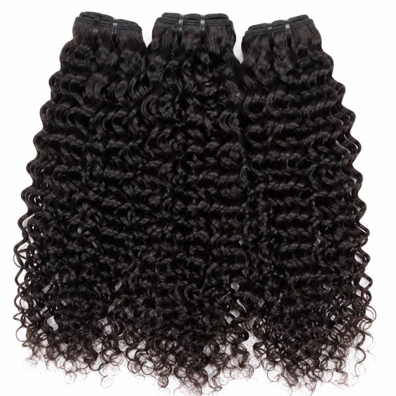Burmese Curly Human Hair Bundle Deal - hover