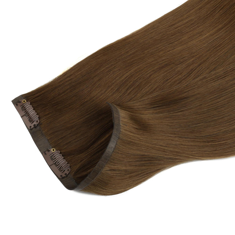 Chocolate Brown Seamless Clip-ins