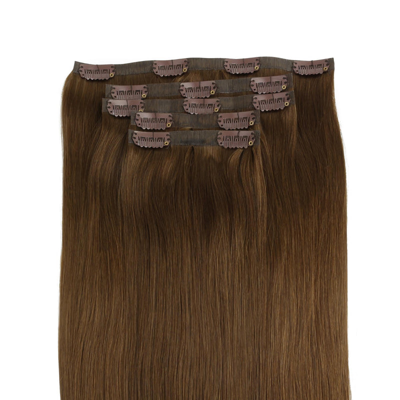 Chocolate Brown Seamless Clip-ins - hover