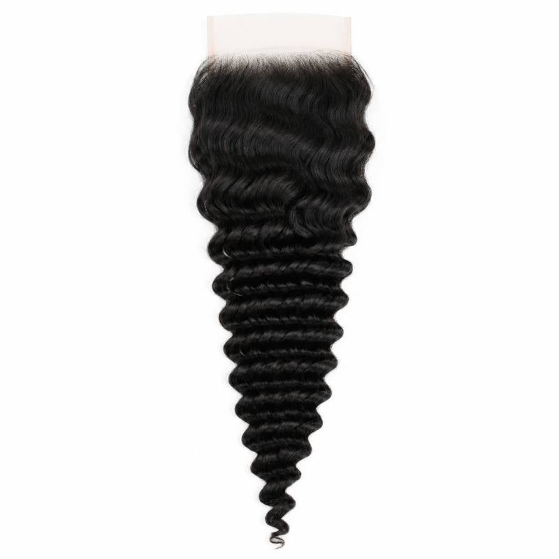 Deep Wave 5x5 Transparent Lace Closure - hover
