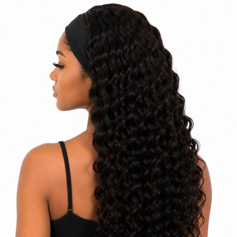 Deep Wave Headband Wig