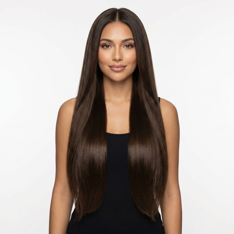 Dark Brown Seamless Clip-ins