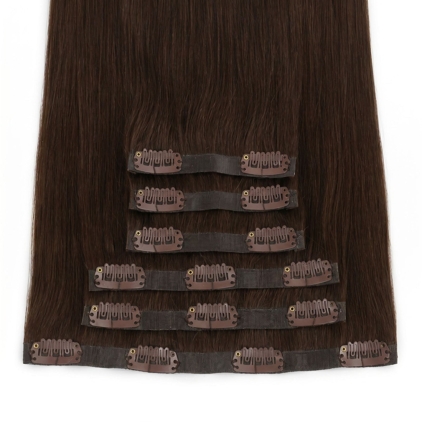 Dark Brown Seamless Clip-ins