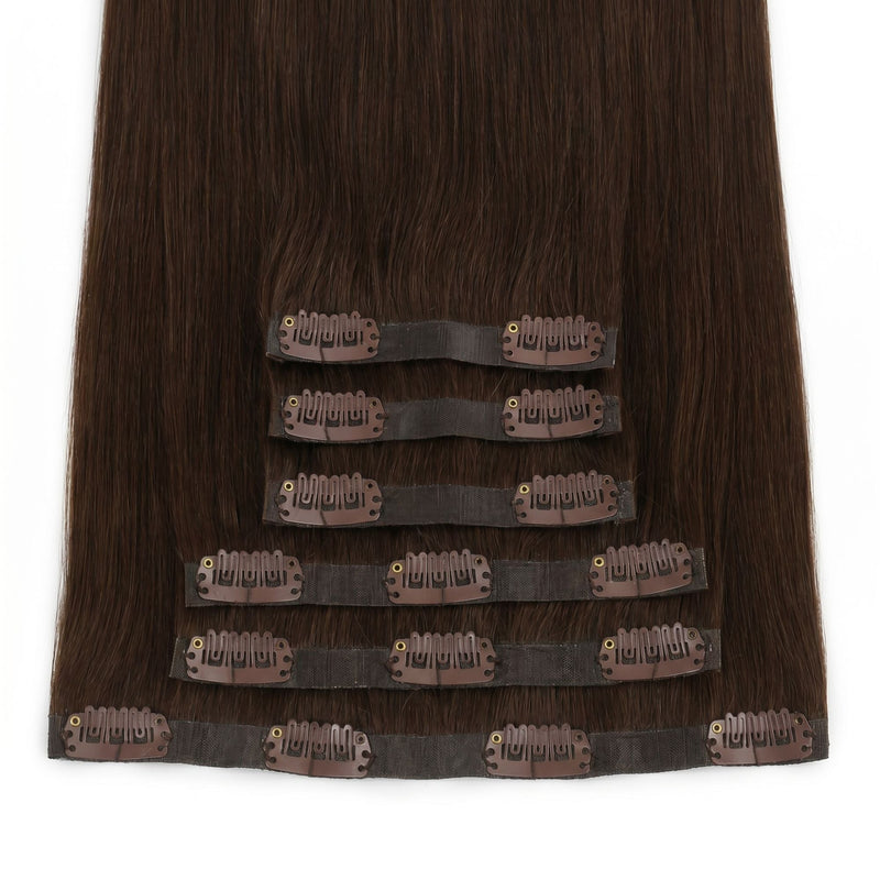 Dark Brown Seamless Clip-ins