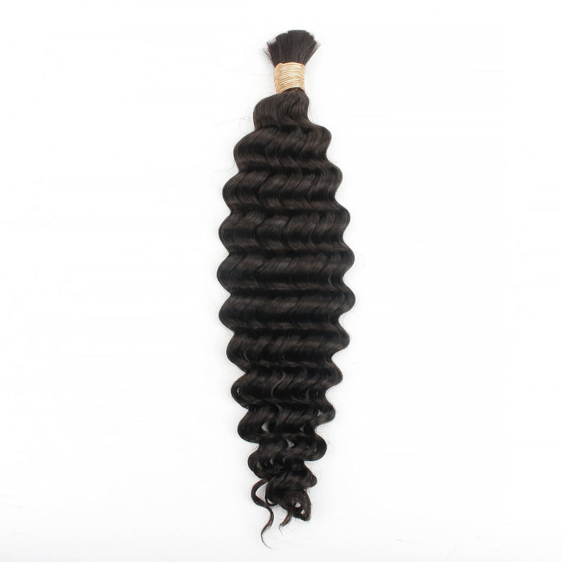 Deep Wave Bulk Human Hair Extensions - hover