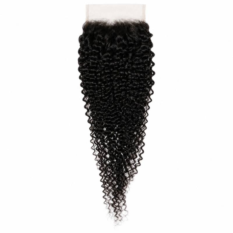 Jerry Curl 4x4 Transparent Lace Closure - hover