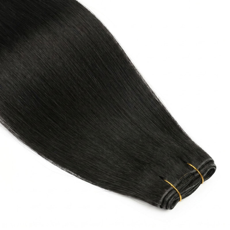 Jet Black Invisible Clip-ins