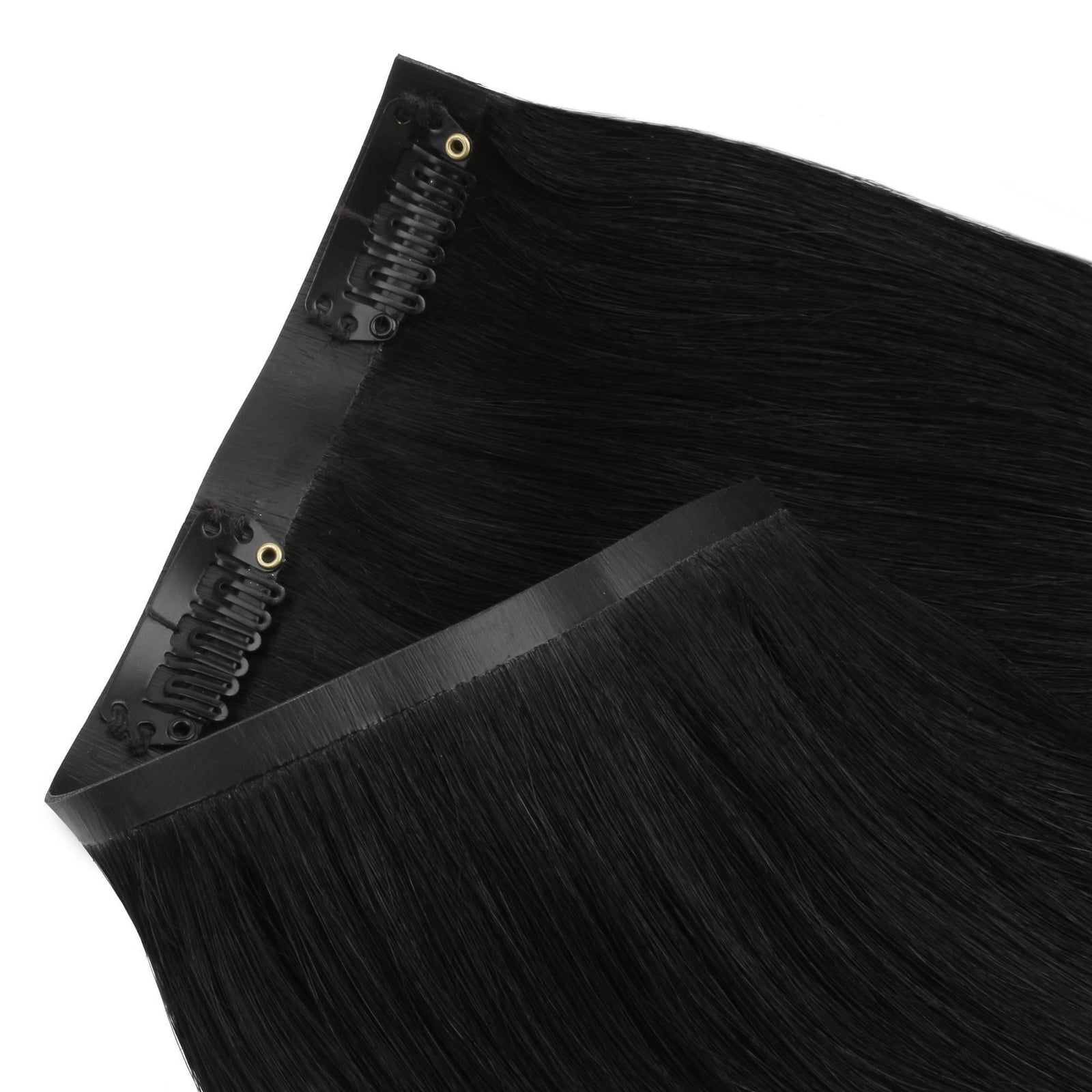 Jet Black Seamless Clip-ins