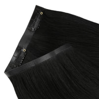 Jet Black Seamless Clip-ins