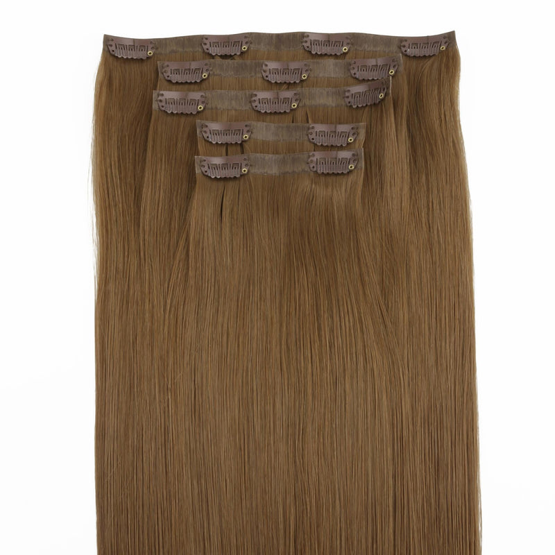 Medium Chestnut Brown Seamless Clip-ins - hover
