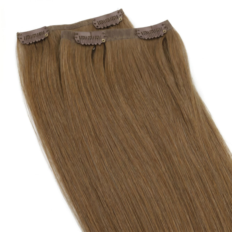 Medium Chestnut Brown Seamless Clip-ins