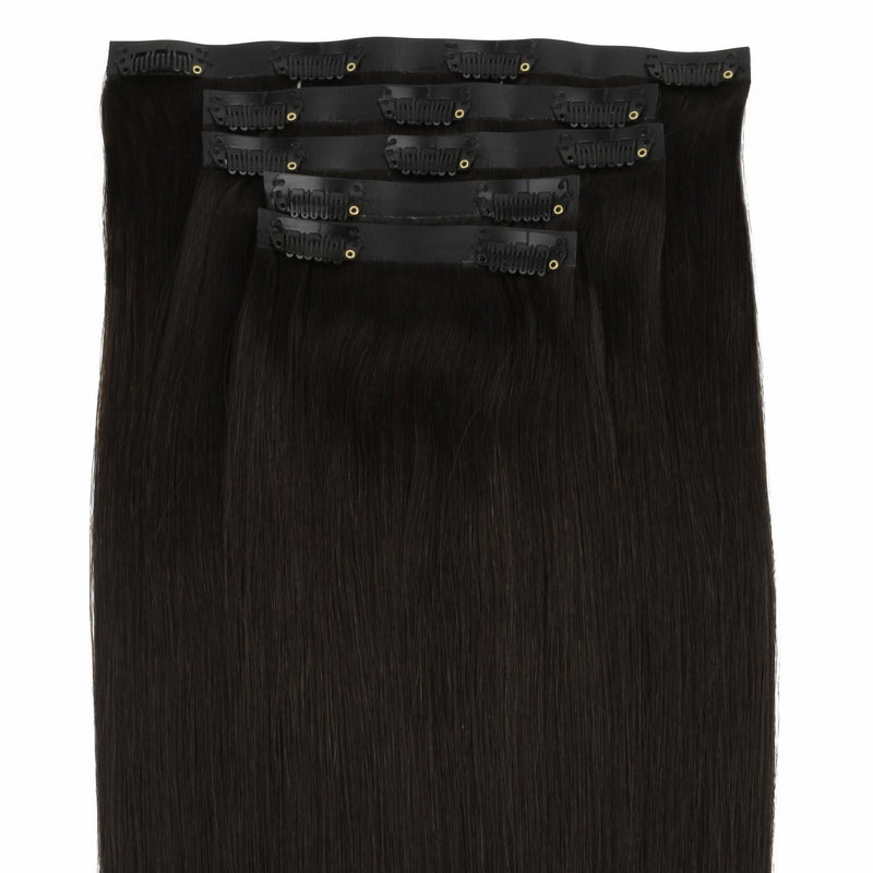 Off Black Seamless Clip-ins - hover