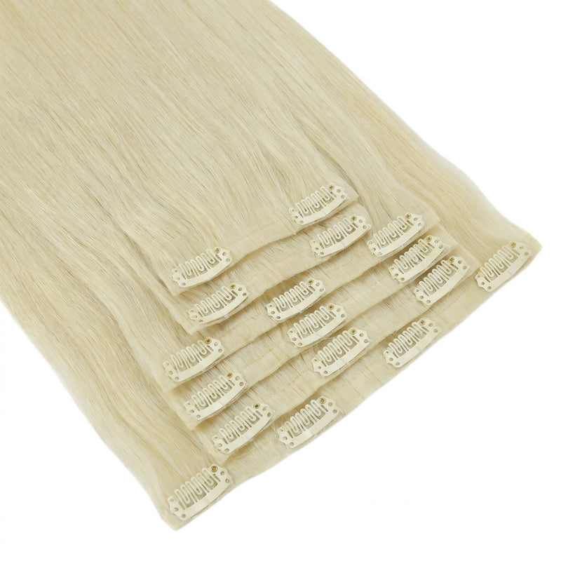 Platinum Blonde Invisible Clip-ins