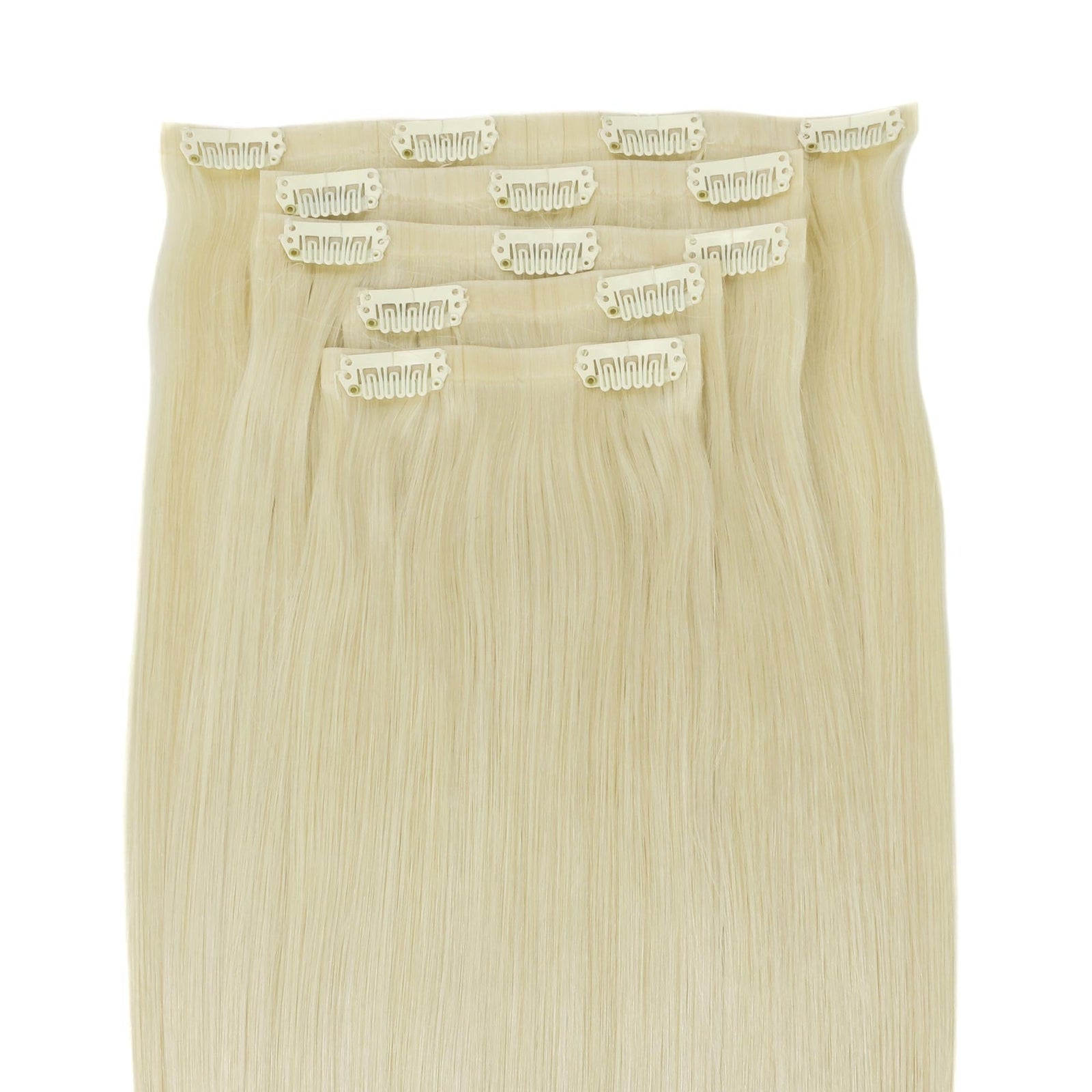 Platinum Blonde Invisible Clip-ins