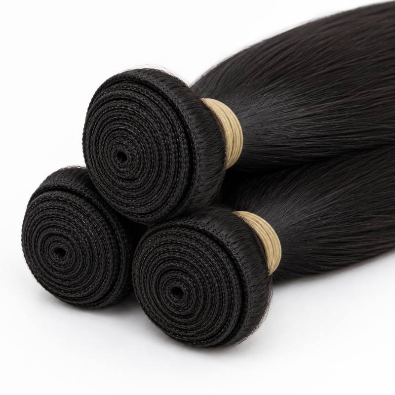 Raw Straight Human Hair Bundle Deal - hover