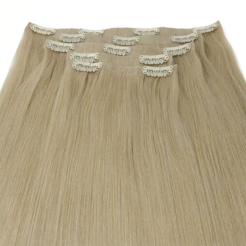 Warm Honey Blonde Invisible Clip-ins
