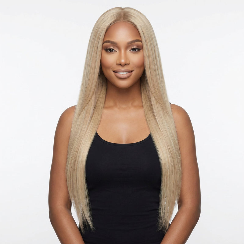 Warm Honey Blonde Seamless Clip-ins