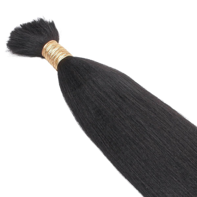 Yaki Straight Bulk Human Hair Extensions - hover