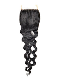 Loose Wave 4x4 Transparent Lace Closure