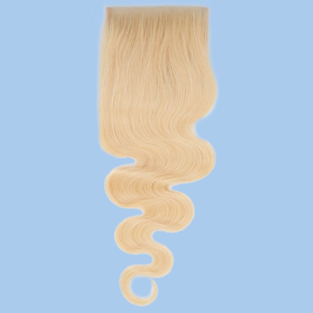 Blonde Body Wave 4x4 Transparent Lace Closure