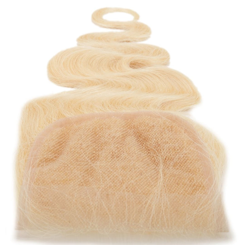 Blonde Body Wave 4x4 Transparent Lace Closure