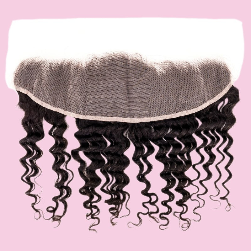 Deep Wave 13x4 Transparent Lace Frontal