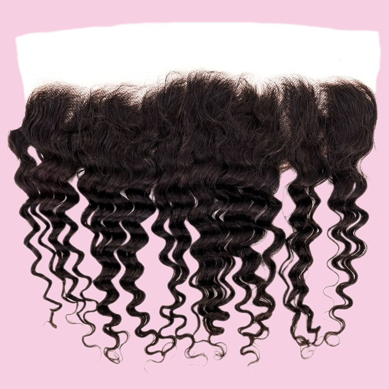 Deep Wave 13x4 Transparent Lace Frontal